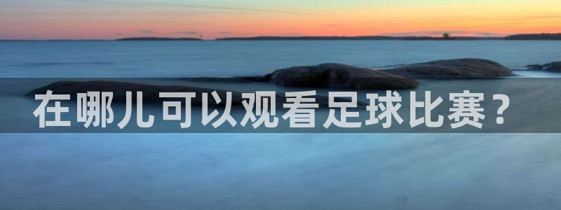 yy易游体育：在哪儿可以观看足球比赛